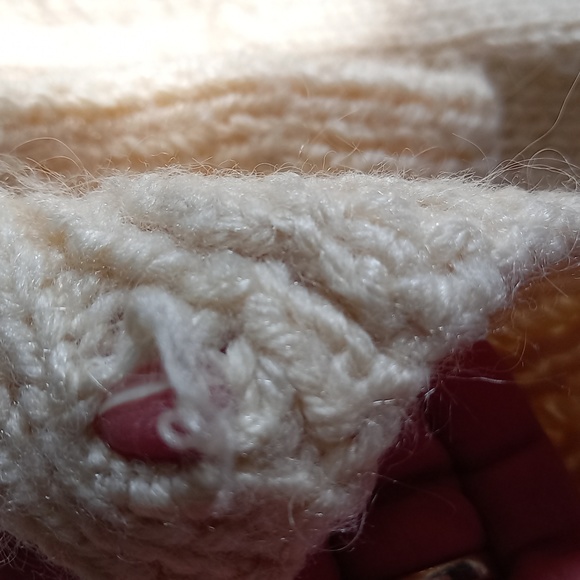 Vintage handmade cable knit Cardigan Sweater - Picture 8 of 8